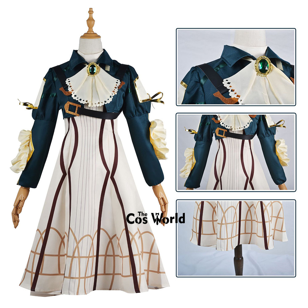 Kostum Cosplay Anime Violet Ev - Violet Evergarden Dress ulasan dan harga