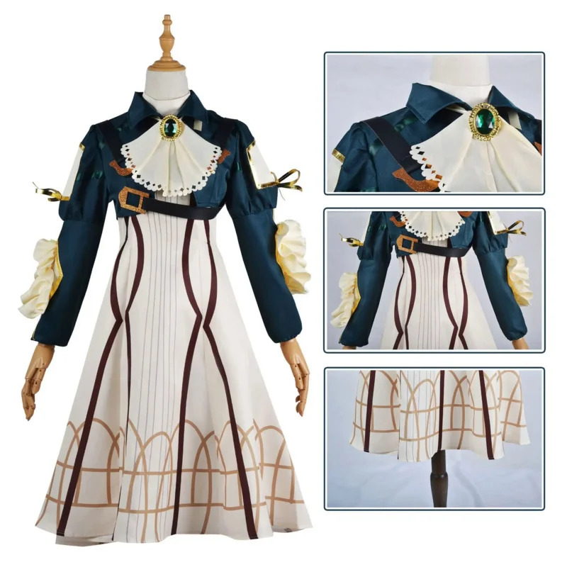 Kostum Cosplay Anime Violet Ev - Violet Evergarden Dress ulasan dan harga