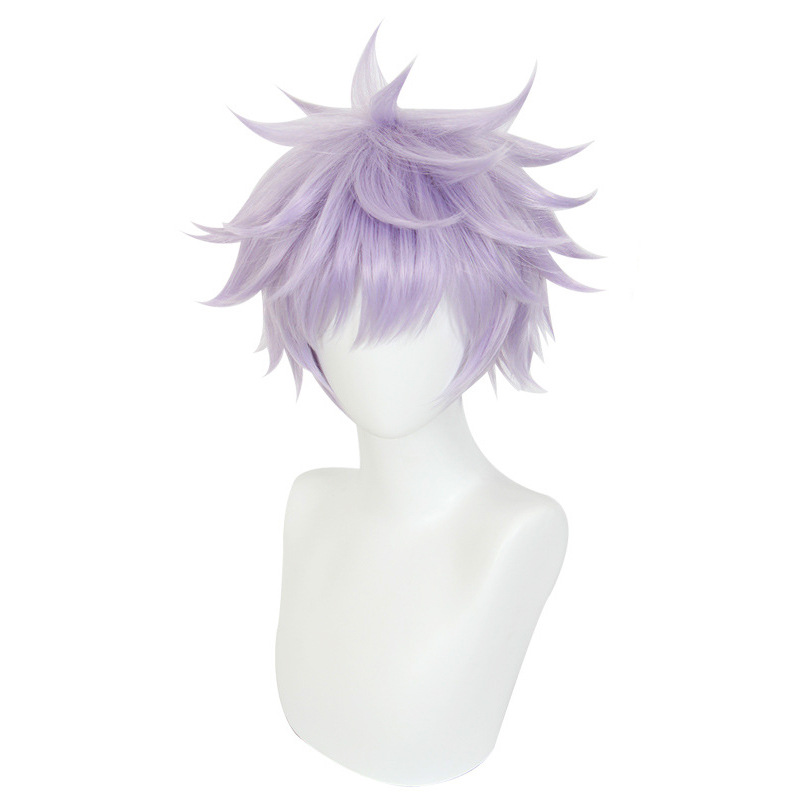 Wig Anime Cosplay Jujutsu Kais - Anime Cosplay Gojo ulasan dan harga
