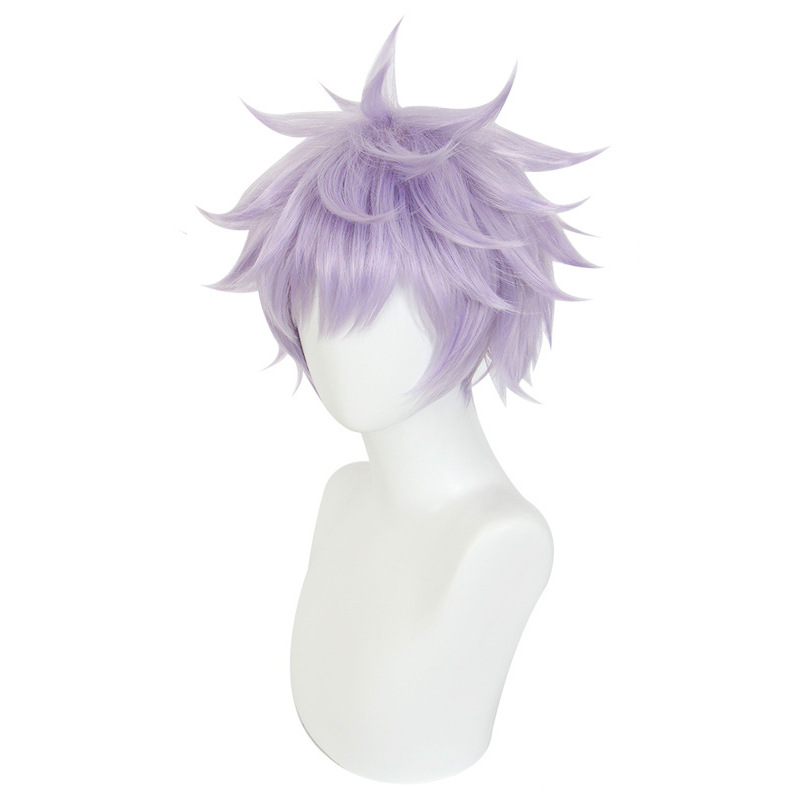Wig Anime Cosplay Jujutsu Kais - Anime Cosplay Gojo ulasan dan harga