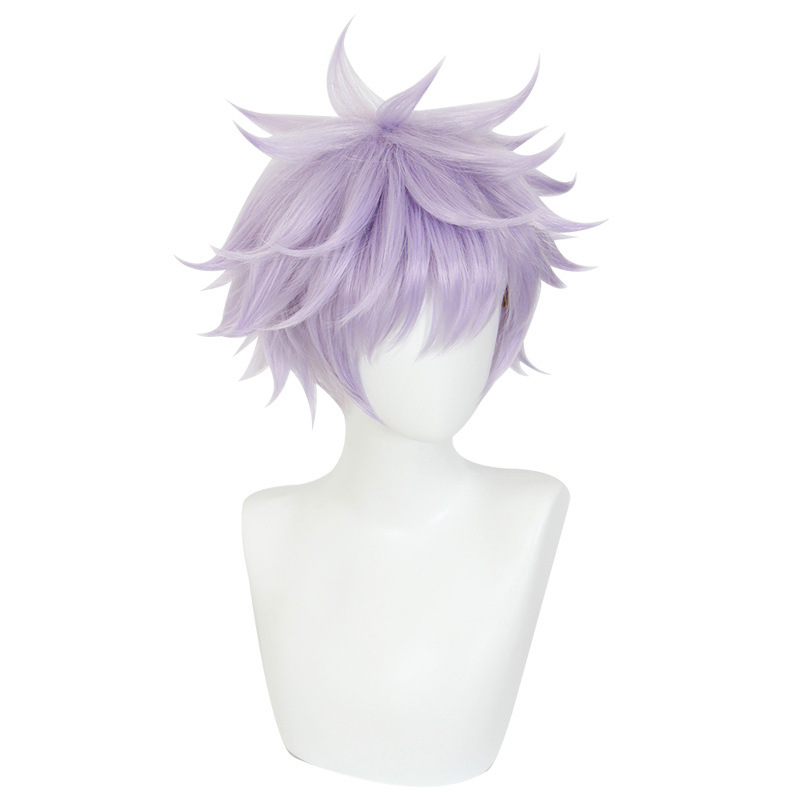Wig Anime Cosplay Jujutsu Kais - Anime Cosplay Gojo ulasan dan harga