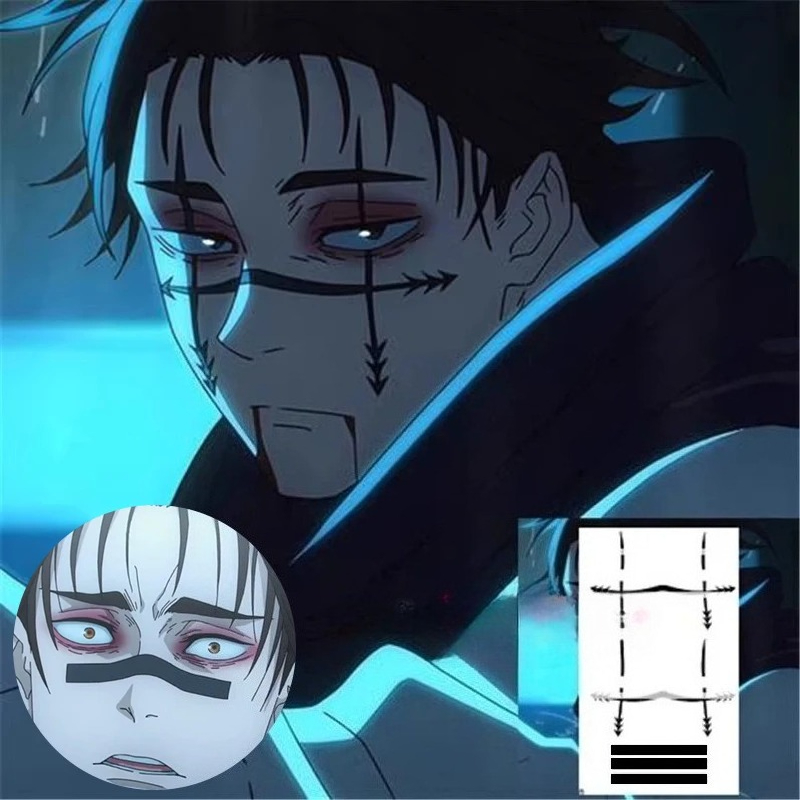 Stiker Tato Choso Anime Jujits - Jujutsu Kaisen Uniform ulasan dan harga