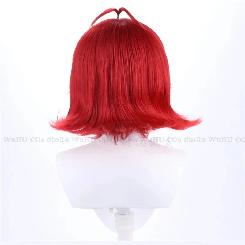 Wig Cosplay Anime Hotel Hasbin - Anime Cosplay With Red Hair ulasan dan harga