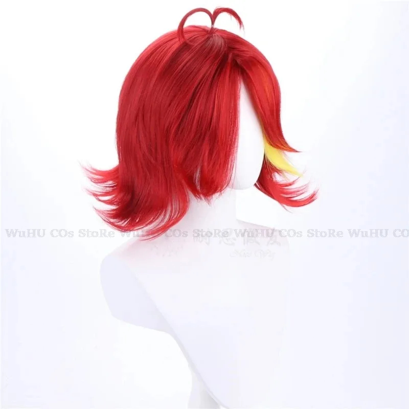 Wig Cosplay Anime Hotel Hasbin - Anime Cosplay With Red Hair ulasan dan harga